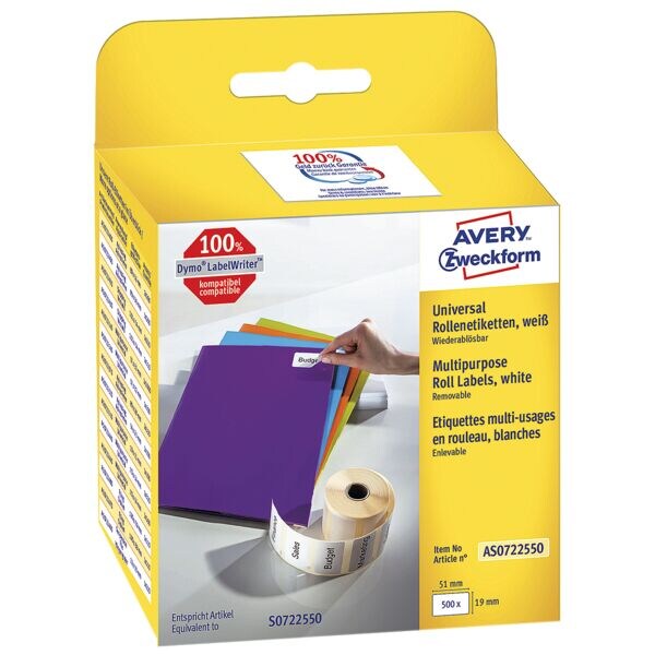 Avery Zweckform Rollenetiketten »AS0722550«
