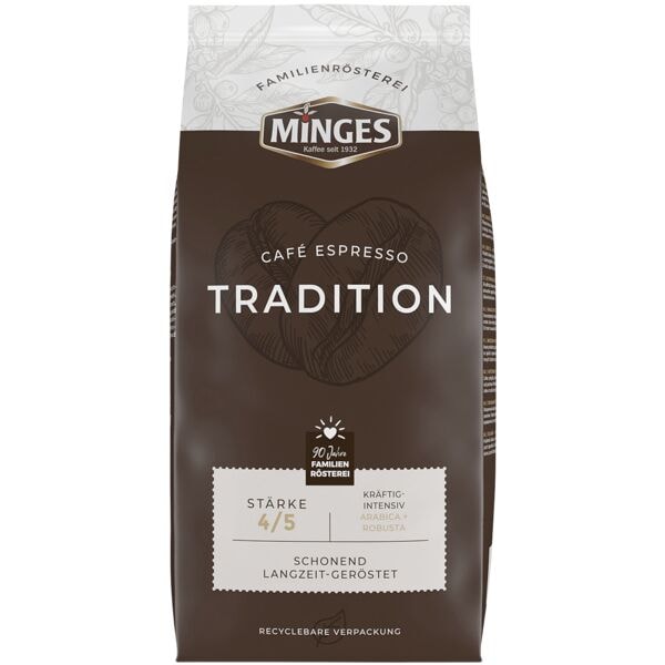 MINGES Caf Espresso Tradition Kaffeebohnen 2400 g