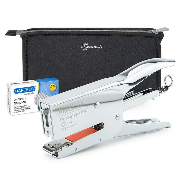 Tacker / Heftgerät RAPESCO »Germ-Savvy Porpoise ONE« 45 Blatt Tacker / Heftgerät RAPESCO »Germ-Savvy Porpoise ONE« 45 Blatt