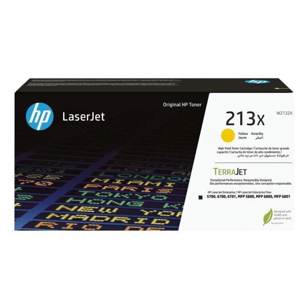 HP Tonerkartusche »W2132X« HP 213X gelb