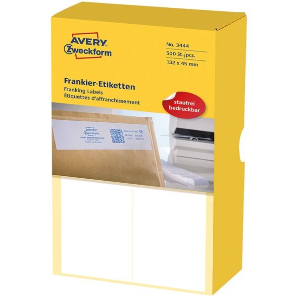 Avery Zweckform 500er-Pack Frankieretiketten 132 x 45 mm