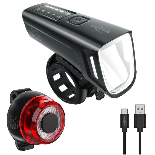 Ansmann LED Fahrradbeleuchtungs-Set Ansmann LED Fahrradbeleuchtungs-Set