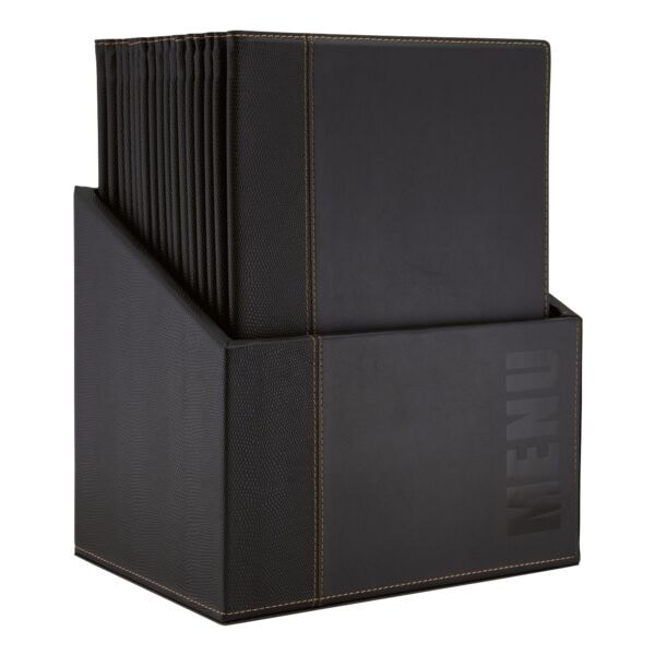 Securit 20er-Pack Speisekarte Menükarte »Trendy« A4 mit Ablagebox Securit 20er-Pack Speisekarte Menükarte »Trendy« A4 mit Ablagebox