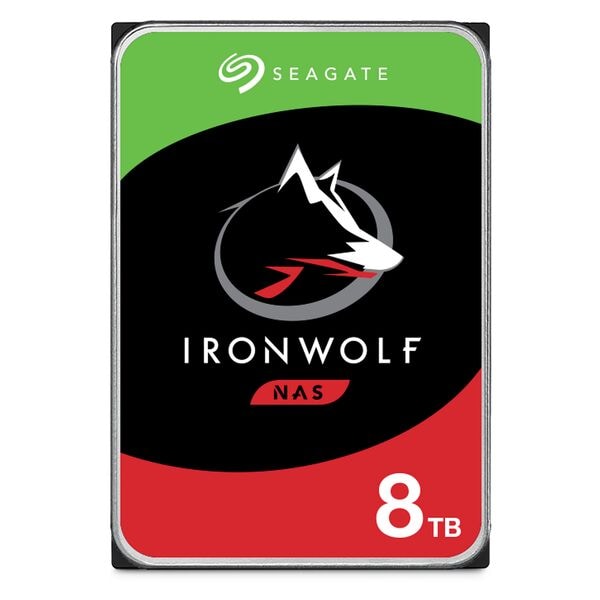 Seagate IronWolf 8 TB, interne HDD-Festplatte mit NAS, 8,9 cm (3,5 Zoll)