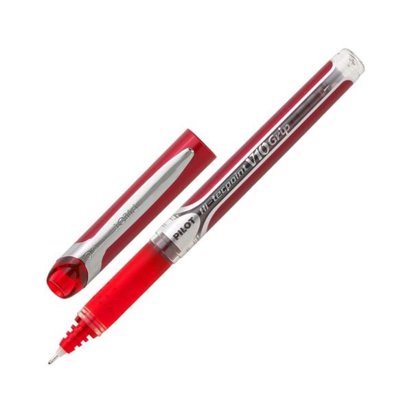 Tintenroller Pilot Hi-Tecpoint V10 Grip dokumentenecht (nur schwarz und blau)