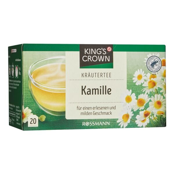 Kings Crown Krutertee Kamille Tassenportion, 20 Stck
