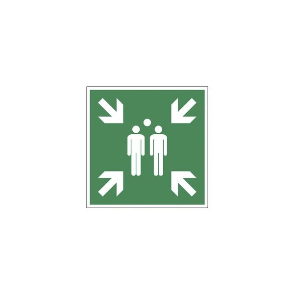 LimarLite Rettungszeichen »Sammelstelle [E007]« 40 x 40 cm Aluminium (0,5 mm)