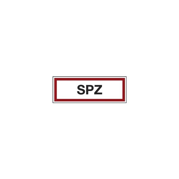LimarLite Feuerwehrzeichen Textschild »SPZ« 29,7 x 10,5 cm Folie (0,4 mm) LimarLite Feuerwehrzeichen Textschild »SPZ« 29,7 x 10,5 cm Folie (0,4 mm)