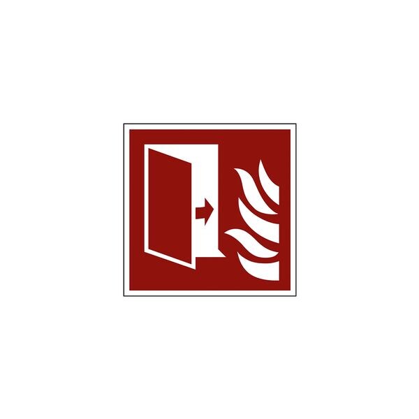 LimarLite Brandschutzzeichen »Feuerschutztür [F007]« 20 x 20 cm Folie (0,4 mm)
