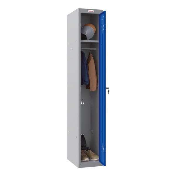 Phoenix Spind PL1130G, 1x1, Stahl, bodenstehend, 30 x 183 cm
