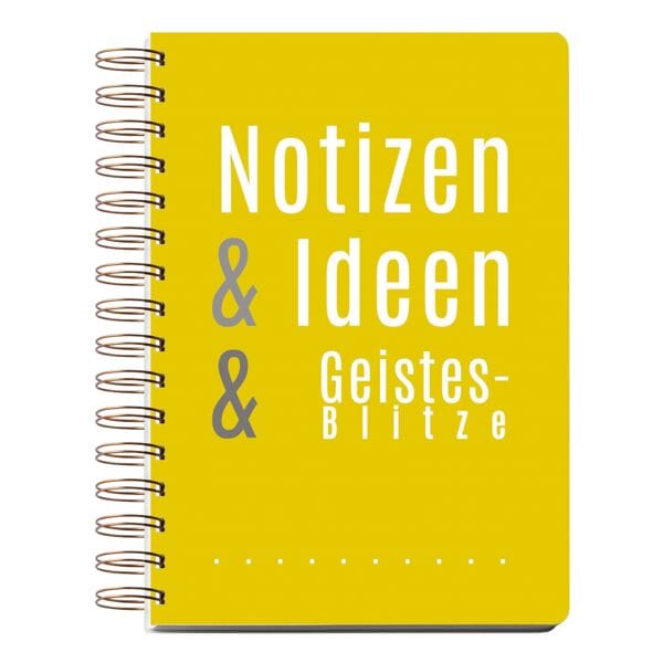 LUMA KARTENEDITION Notizbuch Notice A5 Notizen & Ideen & Geistesblitze A5 liniert