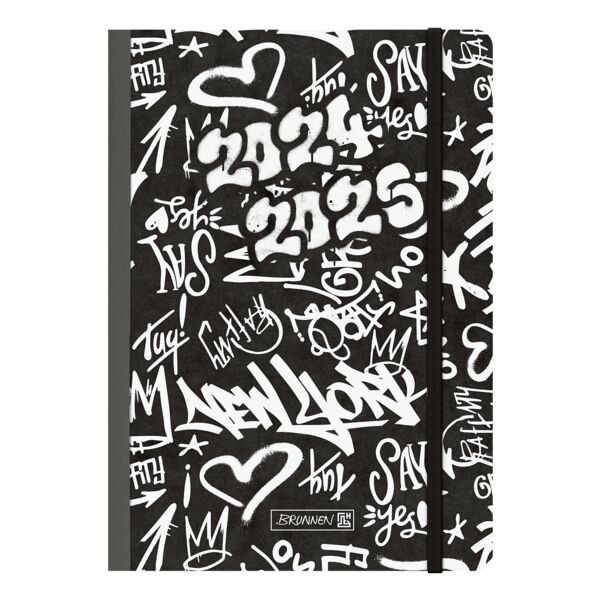 Brunnen Schlerkalender Wochenkalender Graffiti 2024/25 A5