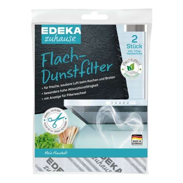 EDEKA zuhause Flach-Dunstfilter 2Stk.
