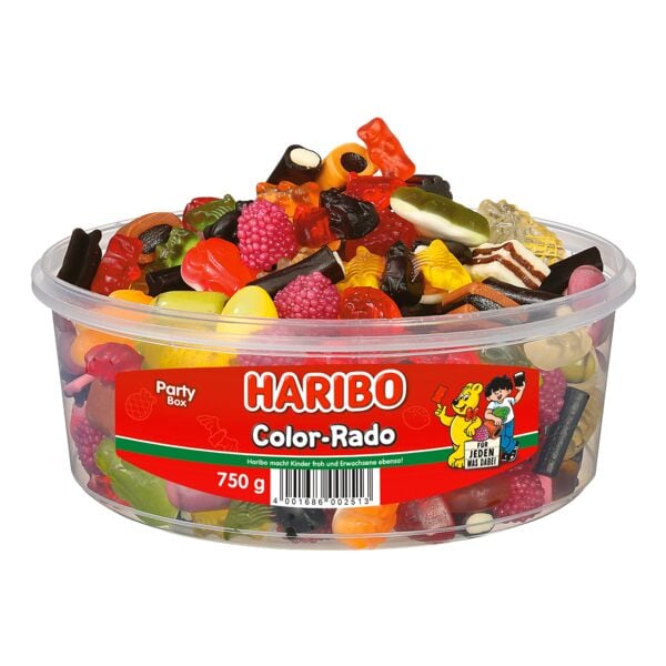 Haribo Fruchtgummi Color-Rado Party Box 750 g