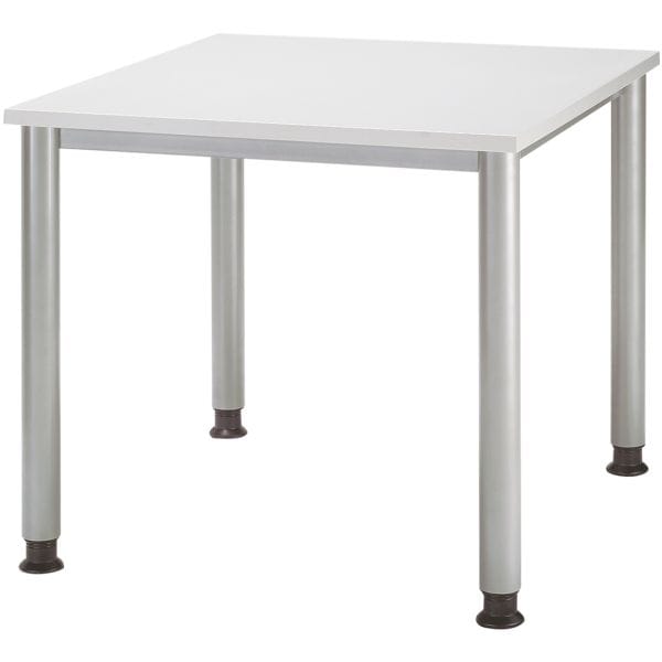 OTTO Office Premium Schreibtisch »OTTO Office Line I / Teamarbeitsplatz« 80 cm, 4-Fuß alufarben