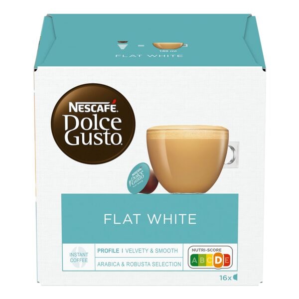 Nescafe Kaffeekapseln Dolce Gusto Flat White 16 Stck