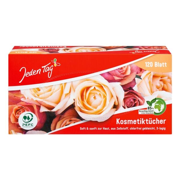 Jeden Tag Kosmetiktcherbox 120 Blatt 3-lagig