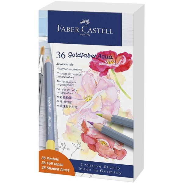 Faber-Castell 36er-Pack Aquarellstifte Goldfaber Aqua