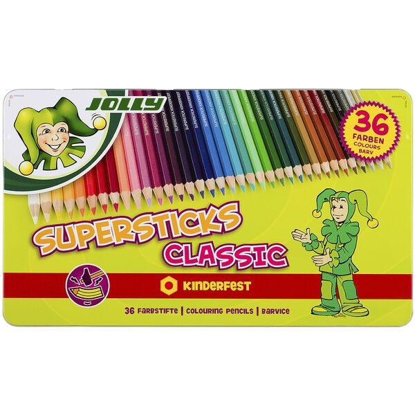 JOLLY Supersticks Classic Kinderfest Buntstifte 36 Stück