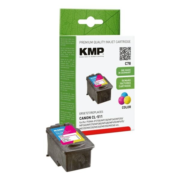 KMP Tintenpatrone ersetzt Canon »CL-511«