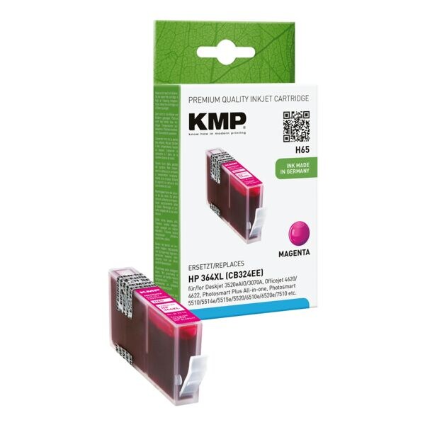 KMP Tintenpatrone ersetzt HP CB324EE Nr. 364XL, magenta