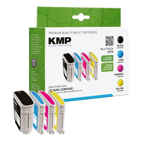 KMP Tintenpatronen-Set ersetzt HP 940XL