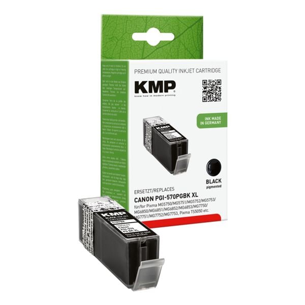 KMP Tintenpatrone ersetzt Canon »PGI-570 PG BK XL«