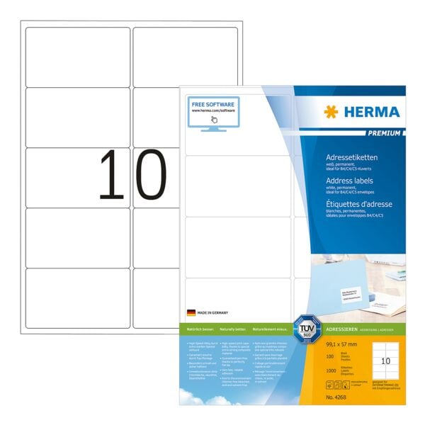Herma 1000er-Pack Premium-Klebeetiketten 4268