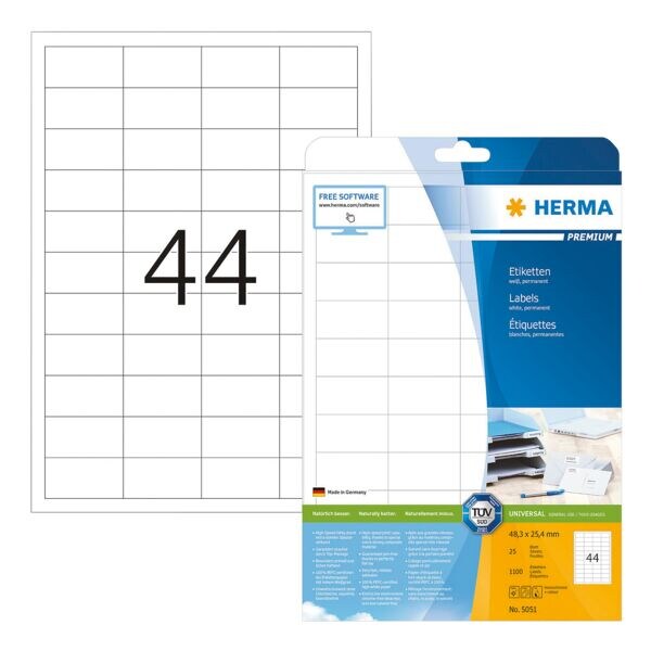 Herma 1100er-Pack Premium-Klebeetiketten 5051