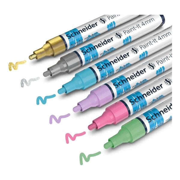 Schneider Permanent-Marker Paint-It 4 mm - Rundspitze, Strichstärke 4 mm