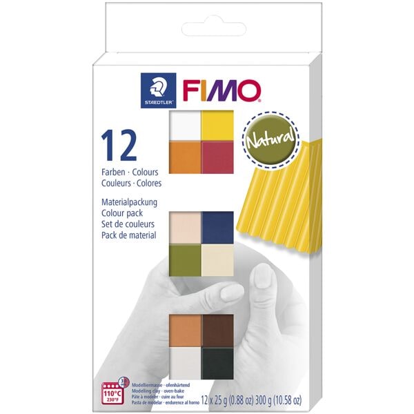 FIMO 12er-Pack Modelliermasse »Fimo soft - Materialpackung Natural Colours« FIMO 12er-Pack Modelliermasse »Fimo soft - Materialpackung Natural Colours«