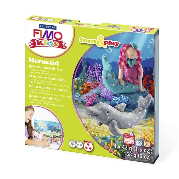 FIMO Spiel- und Modellier-Set »Fimo Kids - Mermaid« FIMO Spiel- und Modellier-Set »Fimo Kids - Mermaid«