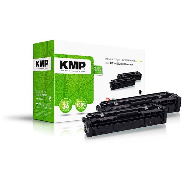 KMP Doppelpack Toner ersetzt Hewlett Packards Nr.201 X (CF400XD)