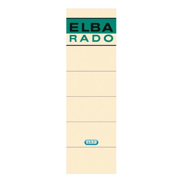 Elba 10x Rückenschild »rado 8 cm« Elba 10x Rückenschild »rado 8 cm«