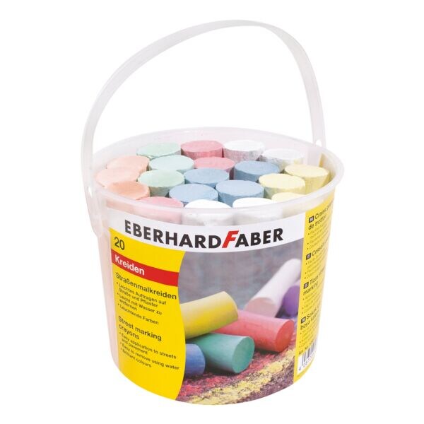 EBERHARD FABER 20er-Pack Straenmalkreiden