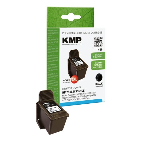 KMP Tintenpatrone ersetzt HP »C9351AE« Nr. 21