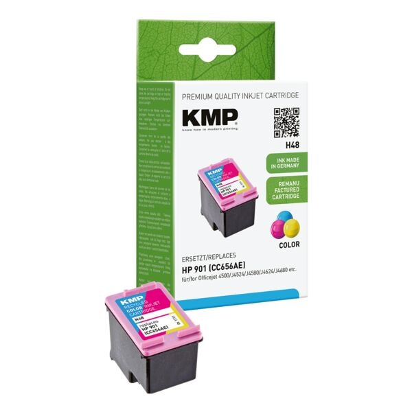 KMP Tintenpatrone ersetzt HP CC656AE Nr. 901
