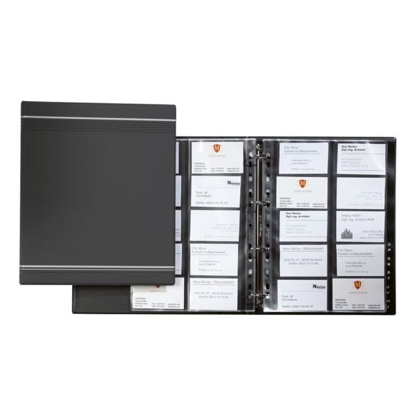 Durable Visitenkartenmappe mit Ringmechanik Visifix