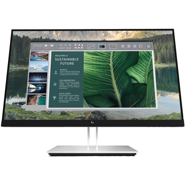 HP E24u G4 IPS Monitor, 60,45 cm (23,8''), 16:9, Full HD, USB Typ C, DisplayPort, HDMI, USB
