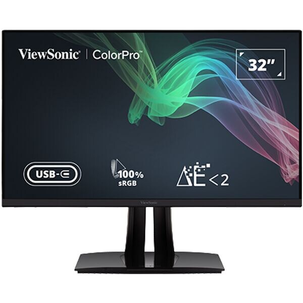 ViewSonic ColorPro VP3256-4K IPS Monitor, 81,3 cm (32''), 16:9, Ultra HD (4K), DisplayPort, 2x HDMI, 3x USB, USB Typ C ViewSonic ColorPro VP3256-4K IPS Monitor, 81,3 cm (32''), 16:9, Ultra HD (4K), DisplayPort, 2x HDMI, 3x USB, USB Typ C