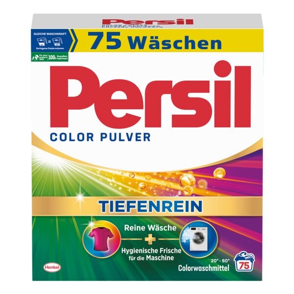 Persil Farbwaschmittel Color Pulver - Tiefenrein 75 WL