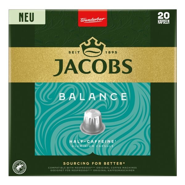 Jacobs 20er-Pack Kaffeekapseln Balance fr Nespresso®