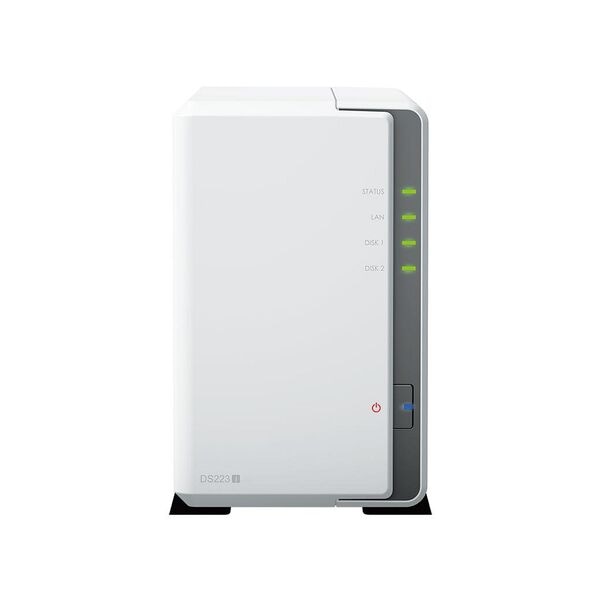 Synology DiskStation DS223J, externe NAS-Festplatte mit 2 Einschüben, USB 3.2 Gen 1 Synology DiskStation DS223J, externe NAS-Festplatte mit 2 Einschüben, USB 3.2 Gen 1