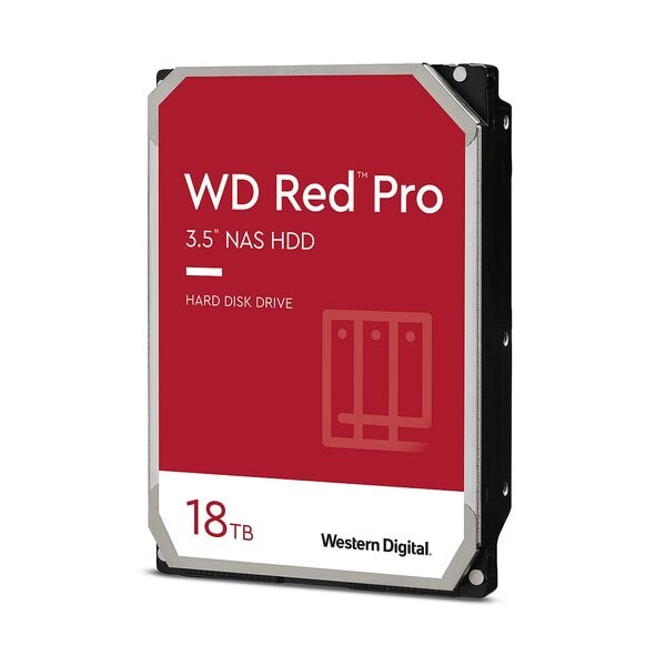 Western Digital RED Pro NAS 18 TB, interne HDD-Festplatte mit NAS, 8,9 cm (3,5 Zoll) Western Digital RED Pro NAS 18 TB, interne HDD-Festplatte mit NAS, 8,9 cm (3,5 Zoll)
