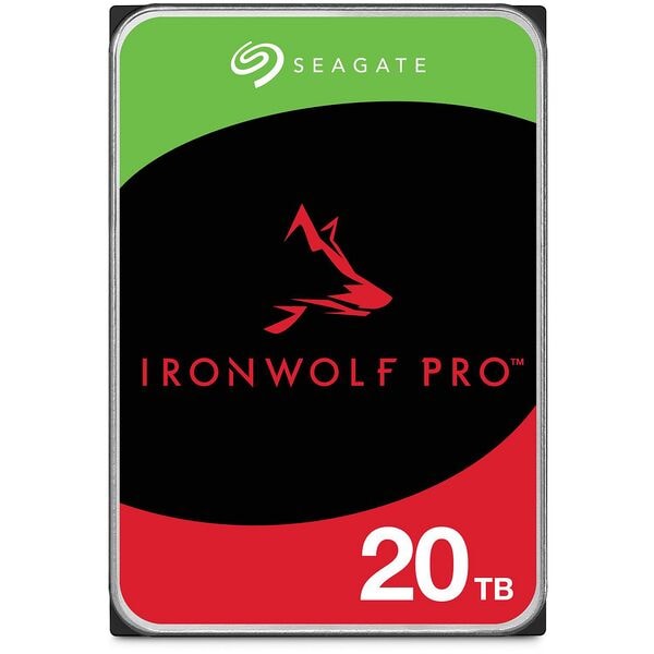 Seagate IronWolf Pro 20 TB, interne HDD-Festplatte, 8,9 cm (3,5 Zoll)