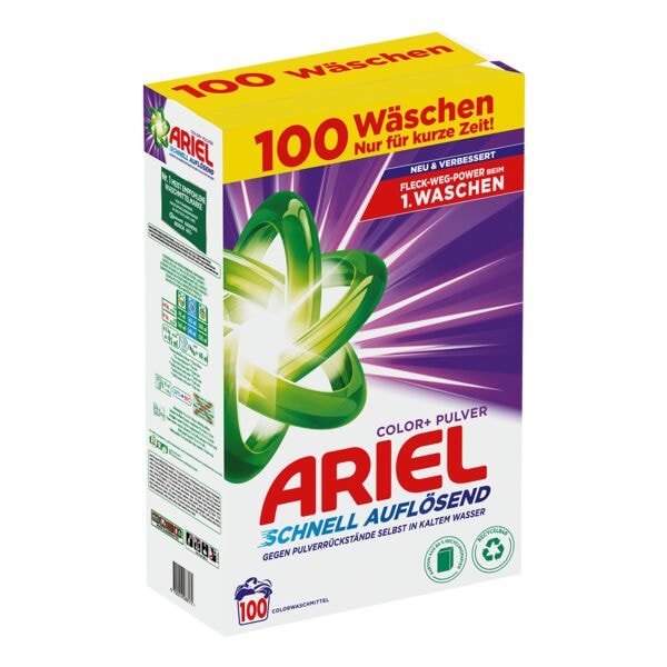 ARIEL Waschpulver Color+ 100 WL