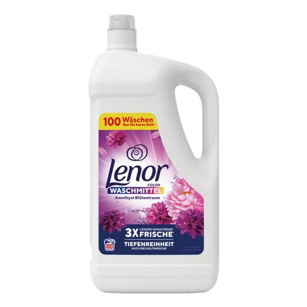 Lenor Color-Flssigwaschmittel Amethyst Bltentraum 5 Liter 100 WL 
