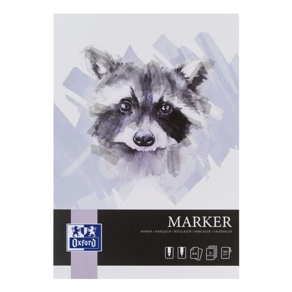 Oxford Art Markerblock A4, 15 Blatt