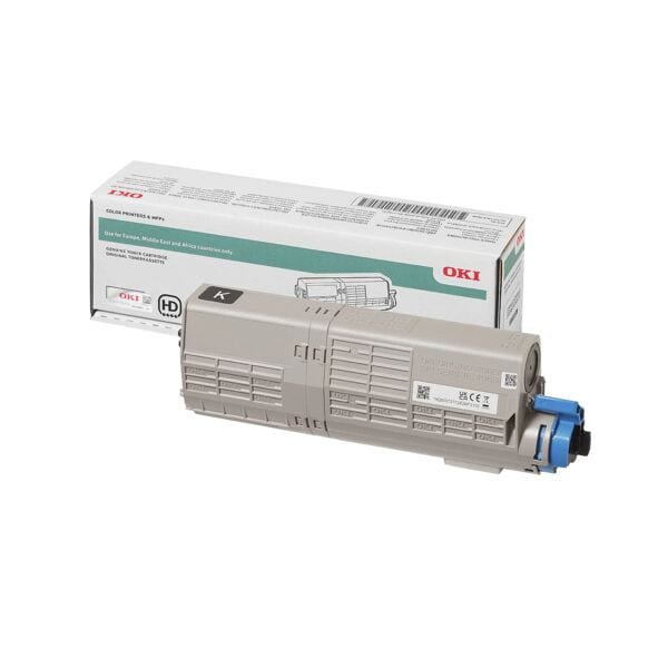 OKI Toner �46490624� schwarz