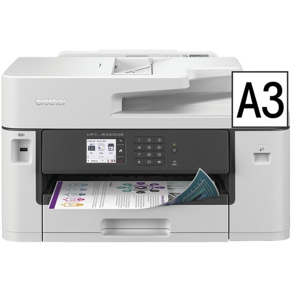 Brother MFC-J5340DWE Eco Pro Multifunktionsdrucker A3 Farb-Tintenstrahldrucker mit WLAN und LAN Brother MFC-J5340DWE Eco Pro Multifunktionsdrucker A3 Farb-Tintenstrahldrucker mit WLAN und LAN